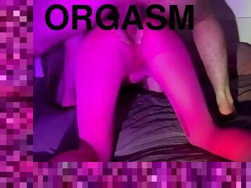ekstrem, orgasme, strømpebukse, anal, første-gang, stram, penetrering