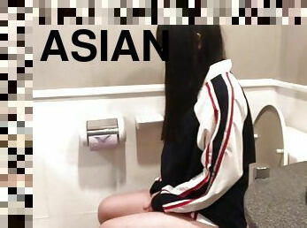 asiatisk, fitta-pussy, kvinnligt-sprut, brudar, avsugning, japansk, avrunkning, fingerknull, fötter, tight