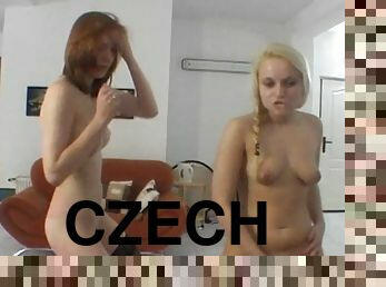 Naugthy czech teen doing lapdance and more