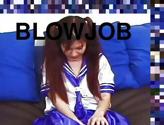 Oriental Schoolgirl Wants the Dildo!