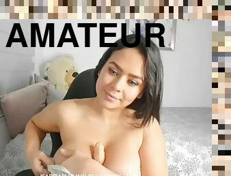 gros-nichons, mamelons, amateur, solo