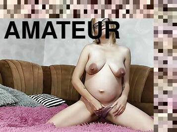 masturbare-masturbation, orgasm, gravida, amatori, anal, jucarie, excitat, blonda, camera-web, solo