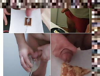 cum food compilation 