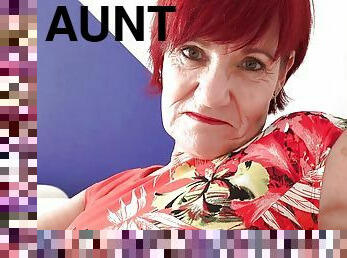 AuntJudysXXX - Your 64yo GILF Step-Aunt Linda catches you with a Dirty Magazine