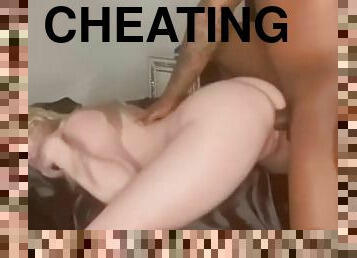 Tiny Petite Tinder date cheating with Black Dick