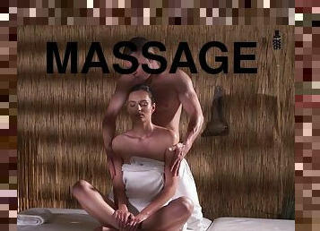 Exotic pussy massage for a brunette stunner