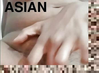 asian, berambut, alat-kelamin-wanita, remaja, buatan-sendiri, gadis-indian, creampie