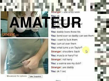 store-patter, amatør, teenager, webcam, røv-butt, solo, blotteri, drillende