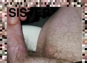 masturbavimasis, orgazmas, mėgėjai, suaugę, spermos-šūvis, didelis-penis, masažas, pov, nuleidimas, sesuo