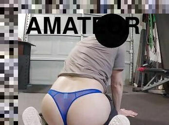 amateur, culo-sexy, culazo, a-solas, afeitada, gimnasio, lengua