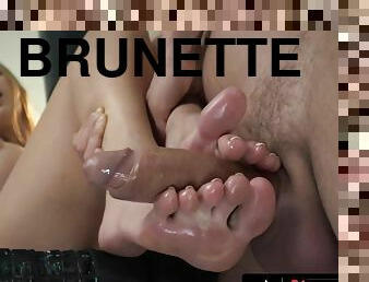 tettone, rapporti-anali, serie, piedi, sperma, bionde, feticci, lavoro-di-piedi, brunette