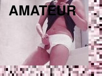 amatør, cumshot, homofil, handjob, cum, europeisk, euro, piercet, alene