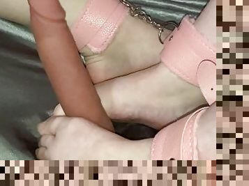 Stepsisters giving you a footjob!