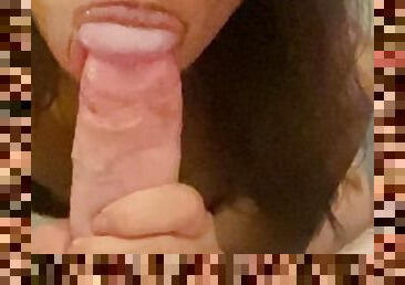 blowjob, handjob, deepthroat, pov, våt, suging