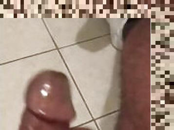 svær, onani, amatør, cumshot, ebony, stor-pikk, handjob, runking, alene, pikk