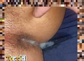 CREAMPIE CREAMY CUMSHOT INSIDE HIS HOLE