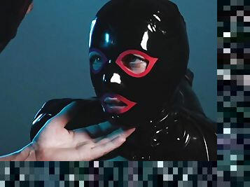 brystvorter, legetøj, tysk, bdsm, slave, europæisk, euro, latex, bondage, ydmygelse