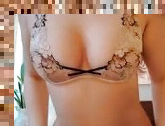 cul, masturbation, sale, lingerie, gode, solo, taquinerie