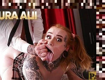 PASCALSSUBSLUTS - Tattooed British Girl Azura Alii Dominated