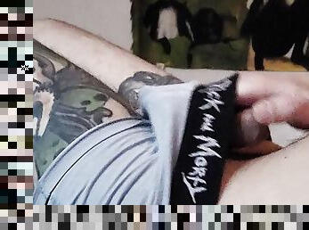 masturbación, delgada, amateur, polla-enorme, gay, alemán, a-solas, tatuaje