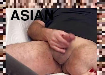 एशियाई, धारा-निकलना, पैर, कम, बुत