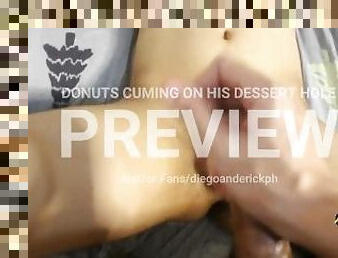 RAW BREEDING TWINK CRAVING FOR DONUT HOLE ASS FOR DESSERT W/ CUMSHOT