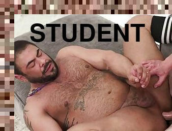 TwinkTop - Hot big bear trainer gets fucked hard bareback by his best student