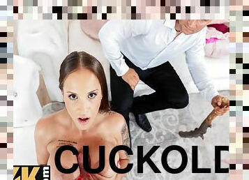 rit, velike-joške, velik-penis, milf, globoko-grlo, pov, mož, cuckold, rjavolaske, tattoo