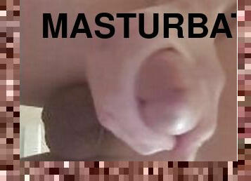 BathroomStrokingToCumshot