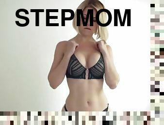 Stepmom cumshot - sit there and try not to play with yourself