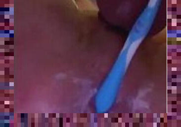 Anal Fucking My Tight Asshole With Toothbrush! ???? ???? ????