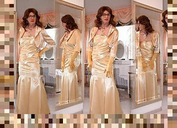 Desperate Gold Satin Lady