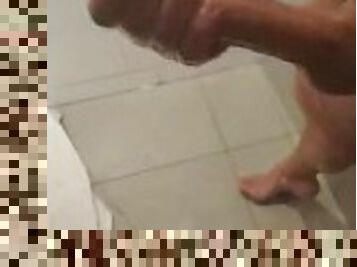 Hottsex Virtual sex with wife, masturbation in the shower, handjob in the shower, big cock, nice coc