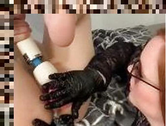 Cheating wife pleasures trans boy! Loud moaning, dripping CUM!