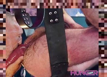 NOW STREAMING! HUNGERFF GETS HIS PUSSY DESTROYED AND PROLAPSE WORSHIPPED BY TWO FISTING DADS!