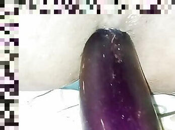 Penetrated by eggplant