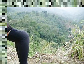 Fucking a Colombian tourist in the jungle