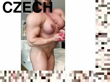 cul, énorme, amateur, énorme-bite, milf, solo, tchèque, musclé