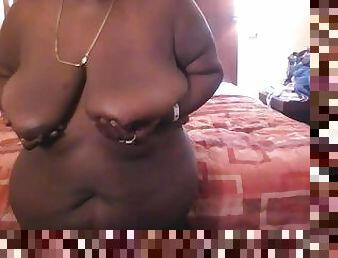 Fat Black Tits n Ass Play