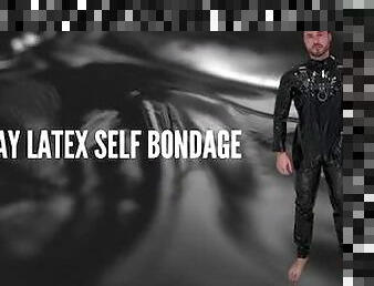 amatør, homofil, bdsm, fetisj, latex, alene, bondage, lær