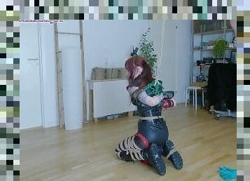 amateur, bdsm, rousse, petite-amie, fétiche, bondage