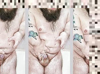 imbaiere, tatic, masturbare-masturbation, amatori, jet-de-sperma, gay, grasana, masturbare, sperma, stramta