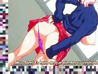 LA ALUMNA QUE SE LA MAMA A TODOS EN LA ESCUELA - Hentai Bitch Ni Shiboraretai Ep. 1