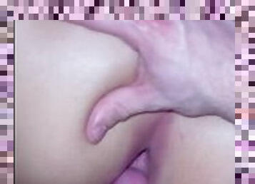 rumpe, amatør, anal, stor-pikk, tenåring, creampie, første-gang, cum, blond, stram