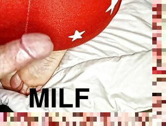 svær, cumshot, milf, handjob, slave, føtter, pov, cum, fetisj