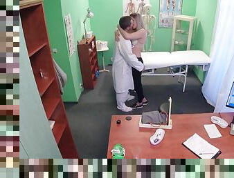 Kazakh Chick Busts Doctors Bollocks 1