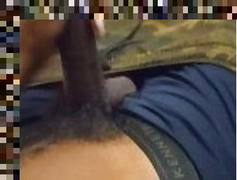 Slim hood ninja well hung jerking off chocolate bbc