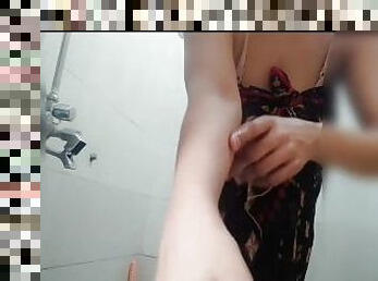 Bathing shower and hair remove under arm cleaning