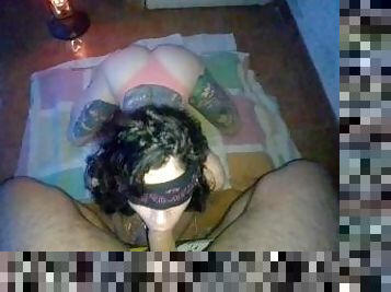 amateur, babes, fellation, ejaculation-sur-le-corps, ados, couple, point-de-vue, ejaculation, petite, tatouage