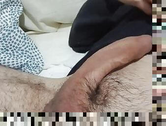 HUGE COCK! Big Dick Flash On My Bed